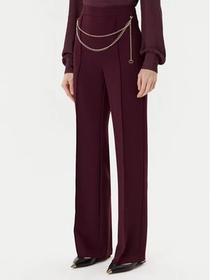 Obrázek produktu TWINSET Palazzo kalhoty 252TP2281 Bordó Wide Leg
