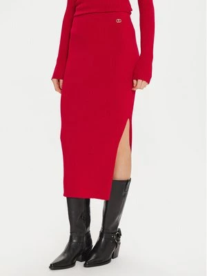 Obrázek produktu TWINSET Pouzdrová sukně 242TT3026 Červená Slim Fit