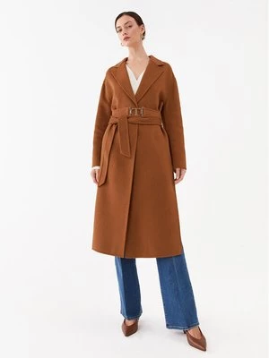 Obrázek produktu TWINSET Vlněný kabát 232TP2013 Hnědá Regular Fit