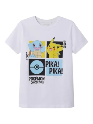 Obrázek produktu TWO SOON Tričko 'Pokémon'  marine modrá / světlemodrá / žlutá / červená / bílá