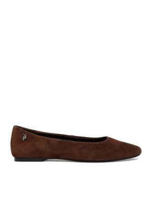 Obrázek produktu U.S. Polo Assn. Baleríny EO-AYOLY001W/6S1 Hnědá