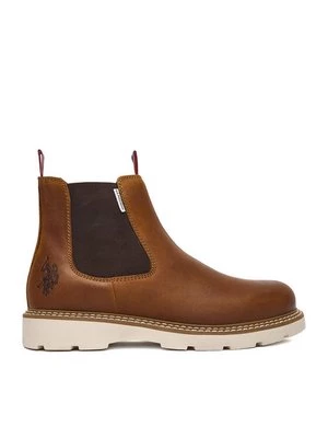 Obrázek produktu U.S. Polo Assn. Kotníková obuv s elastickým prvkem EO-PATRIZ002M/ELE1 Hnědá