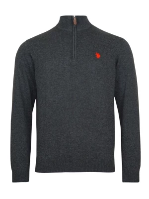 Obrázek produktu U.S. POLO ASSN. Svetr  antracitová / červená