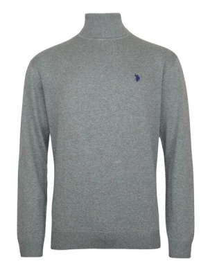 Obrázek produktu U.S. POLO ASSN. Svetr  námořnická modř / šedý melír