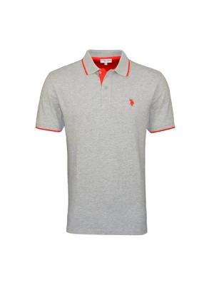 Obrázek produktu U.S. POLO ASSN. Tričko  šedý melír / červená
