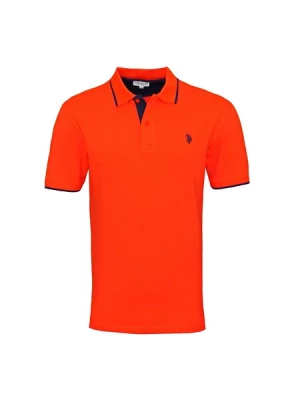 Obrázek produktu U.S. POLO ASSN. Tričko  svítivě oranžová / černá