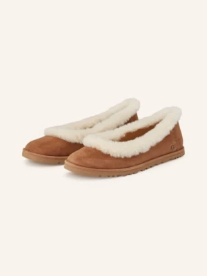 Obrázek produktu Ugg Baleríny Zora hnědá / krémová