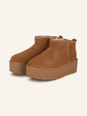 Obrázek produktu Ugg Boty Na Platformě Classic Ultra Mini Platform koňaková