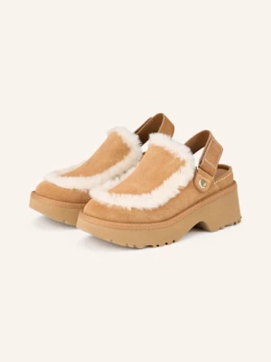 Obrázek produktu Ugg Mules Na Platformě Esmee Clog velbloudí / krémová