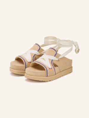 Obrázek produktu Ugg Sandály Na Platformě Goldenstar béžová / tmavě oranžová / modrá