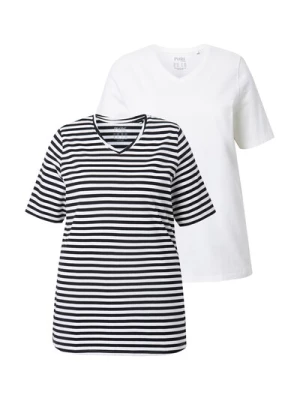 Obrázek produktu Ulla Popken Tričko  námořnická modř / offwhite