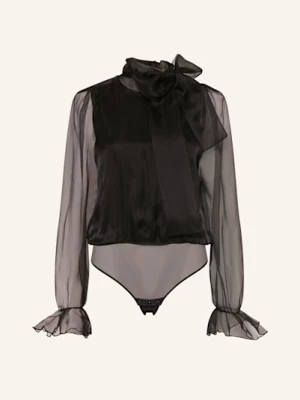 Obrázek produktu Undress Code String Body Pure Elegance S Vázankou A Volánky černá