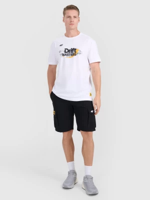 Obrázek produktu Unisex casual cargo kraťasy 4F x Drift Masters - černé