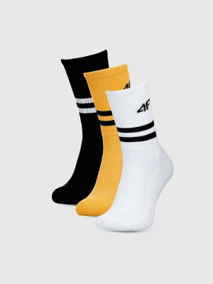 Obrázek produktu Unisex casual ponožky nad kotník (3-pack) 4F x Drift Masters - multicolor