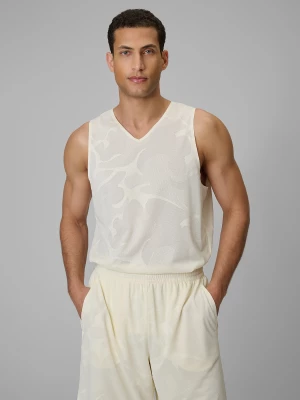 Obrázek produktu Unisex loose rychleschnoucí basketbalové tričko - bílé 4F