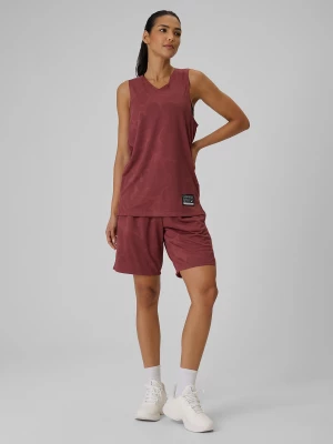 Obrázek produktu Unisex rychleschnoucí basketbalové šortky - burgundské 4F