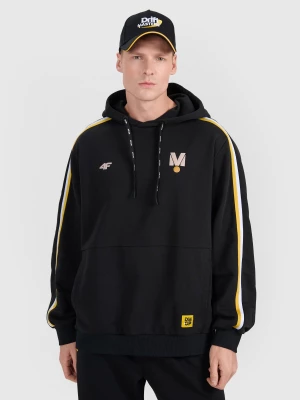 Obrázek produktu Unisex tepláková mikina bez zipu s kapucí 4F x Drift Masters - černá