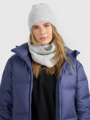 Obrázek produktu Unisex zimní set čepice a nákrčník - šedý 4F