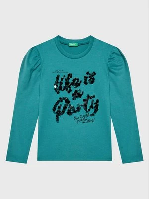 Obrázek produktu United Colors Of Benetton Halenka 3YN4C108T Zelená Regular Fit