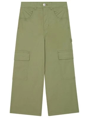 Obrázek produktu United Colors Of Benetton Kalhoty z materiálu 4L2VCE040 Zelená Wide Leg