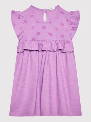 Obrázek produktu United Colors Of Benetton Každodenní šaty 31KAAV001 Fialová Regular Fit