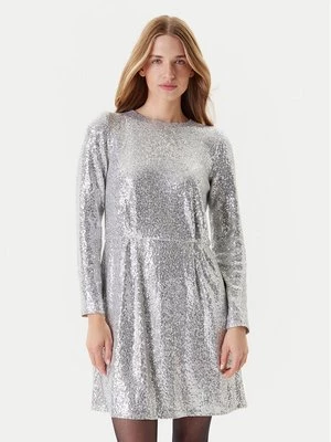 Obrázek produktu United Colors Of Benetton Koktejlové šaty 4RO6DV0AC Stříbrná Regular Fit