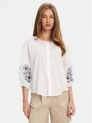 Obrázek produktu United Colors Of Benetton Košile 5VZCDQ0BN Bílá Relaxed Fit