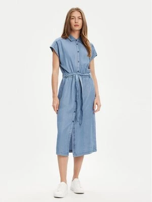 Obrázek produktu United Colors Of Benetton Košilové šaty 4KHNDV0BI Modrá Regular Fit
