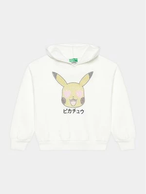 Obrázek produktu United Colors Of Benetton Mikina POKEMON 3J73C203E Bílá Comfort Fit