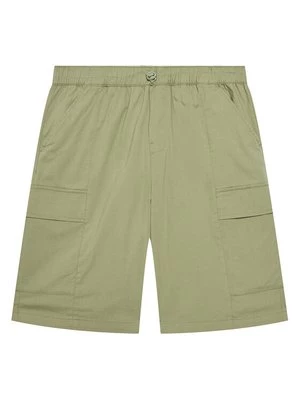 Obrázek produktu United Colors Of Benetton Šortky z materiálu 4L2VC9046 Zelená Regular Fit