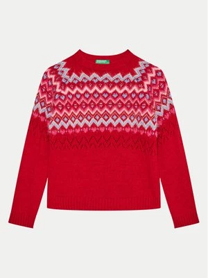 Obrázek produktu United Colors Of Benetton Svetr 1176Q107K Červená Regular Fit