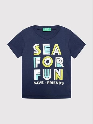 Obrázek produktu United Colors Of Benetton T-Shirt 3096C15AY Tmavomodrá Regular Fit