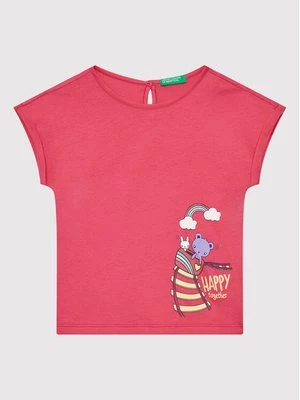 Obrázek produktu United Colors Of Benetton T-Shirt 3096G102W Růžová Regular Fit
