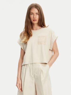 Obrázek produktu United Colors Of Benetton T-Shirt 3IFVD10AF Béžová Boxy Fit