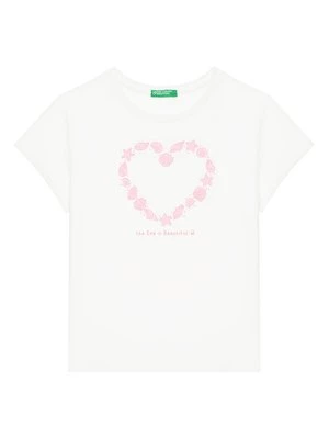 Obrázek produktu United Colors Of Benetton T-Shirt 3JERG10J3 Bílá Regular Fit