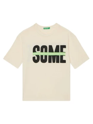 Obrázek produktu United Colors Of Benetton T-Shirt 3PCMC10N7 Écru Regular Fit Krémová