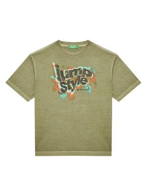 Obrázek produktu United Colors Of Benetton T-Shirt 3PCMC10N7 Zelená Regular Fit