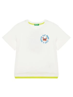 Obrázek produktu United Colors Of Benetton T-Shirt 3SLUG10JF Écru Regular Fit Krémová