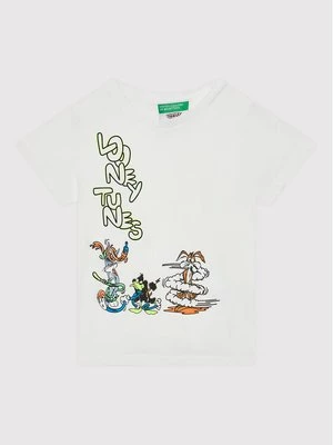 Obrázek produktu United Colors Of Benetton T-Shirt 3U29G103K Bílá Regular Fit