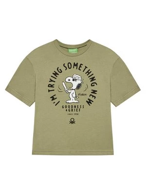 Obrázek produktu United Colors Of Benetton T-Shirt 3X1SC10NI Zelená Regular Fit