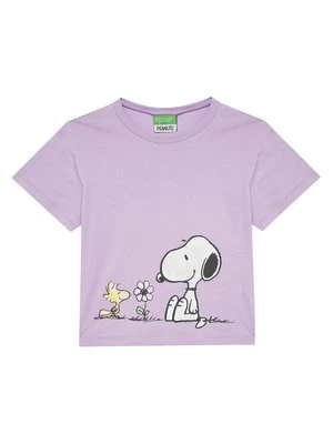 Obrázek produktu United Colors Of Benetton T-Shirt 3X1SG10I9 Fialová Regular Fit