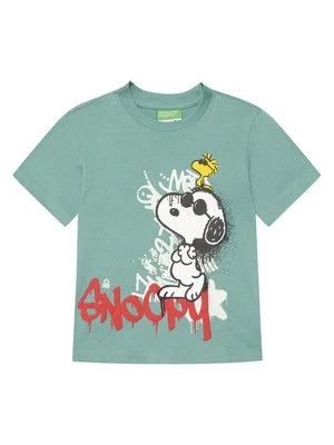 Obrázek produktu United Colors Of Benetton T-Shirt 3X1SG10JW Zelená Regular Fit