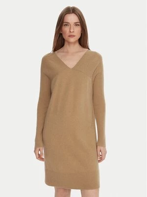 Obrázek produktu United Colors Of Benetton Úpletové šaty 1044DV02C Béžová Relaxed Fit