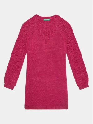 Obrázek produktu United Colors Of Benetton Úpletové šaty 1UTKCV002 Růžová Regular Fit