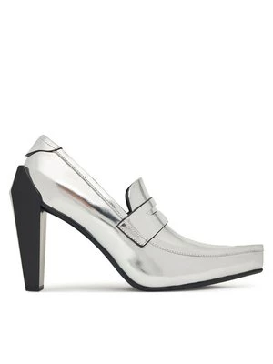 Obrázek produktu United Nude Polobotky Gem Loafer Hi 1095514116 Stříbrná