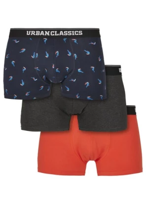 Obrázek produktu Urban Classics Boxerky  noční modrá / nebeská modř / oranžově červená / černý melír