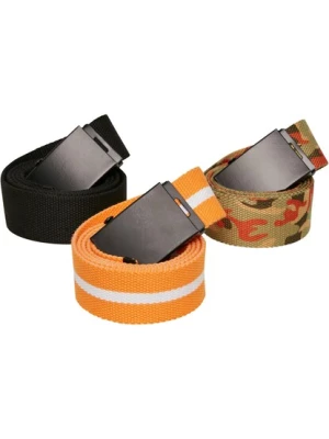 Obrázek produktu Urban Classics Opasek  khaki / jasně oranžová / černá / bílá