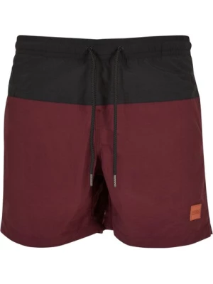 Obrázek produktu Urban Classics Plavecké šortky  bordó / černá