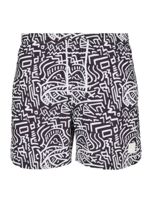 Obrázek produktu Urban Classics Plavecké šortky  černá / bílá