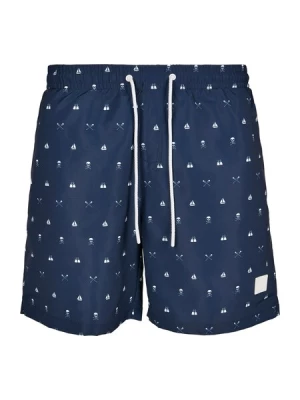 Obrázek produktu Urban Classics Plavecké šortky  marine modrá / bílá